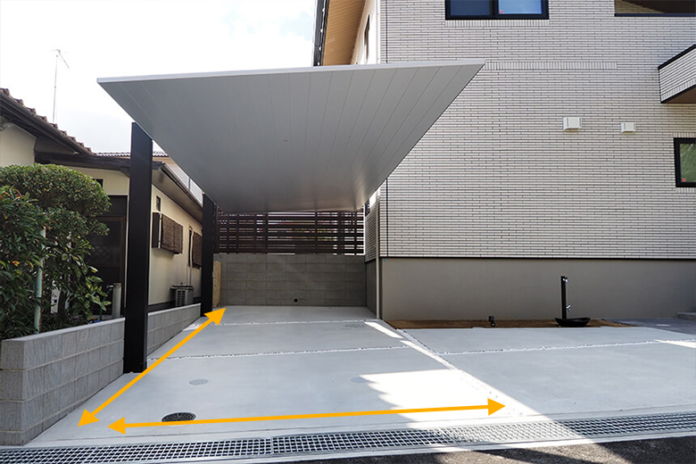 駐車場は何台分必要？後悔しないレイアウトと寸法の考え方のイメージ画像