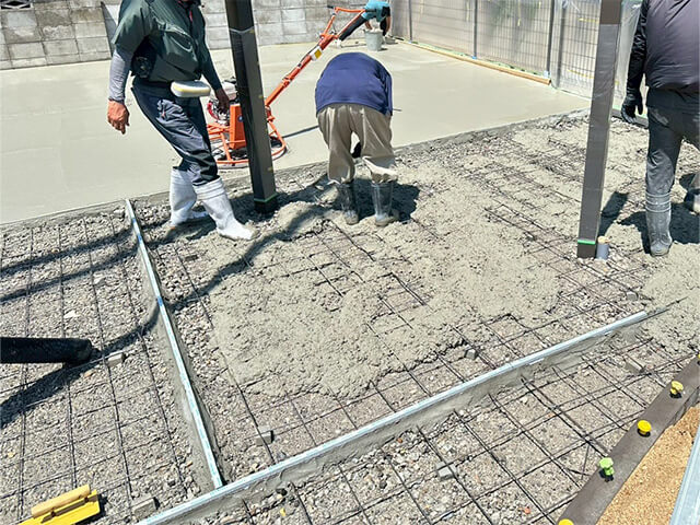 熟練の職人による確かな施工力