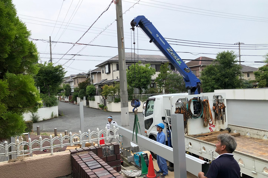 神戸市西区T様の施工中写真3