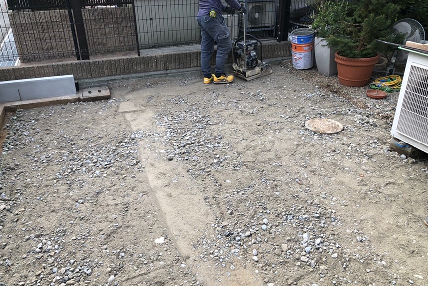 神戸市西区　Y様邸の施工中写真