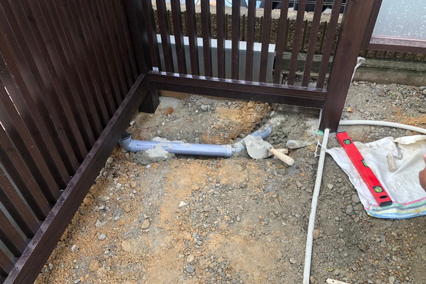 神戸市西区　Y様邸の施工中写真