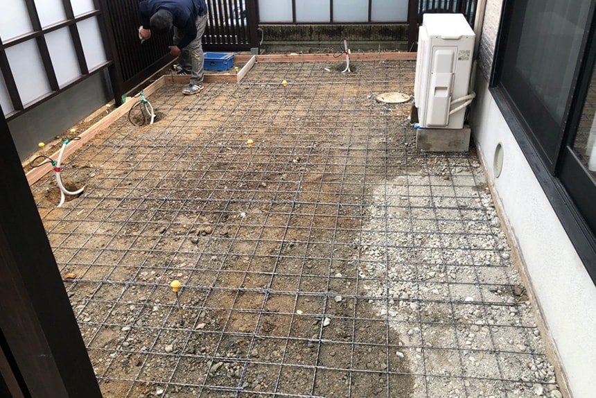 神戸市西区　Y様邸の施工中写真