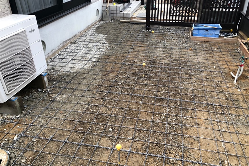 神戸市西区　Y様邸の施工中写真