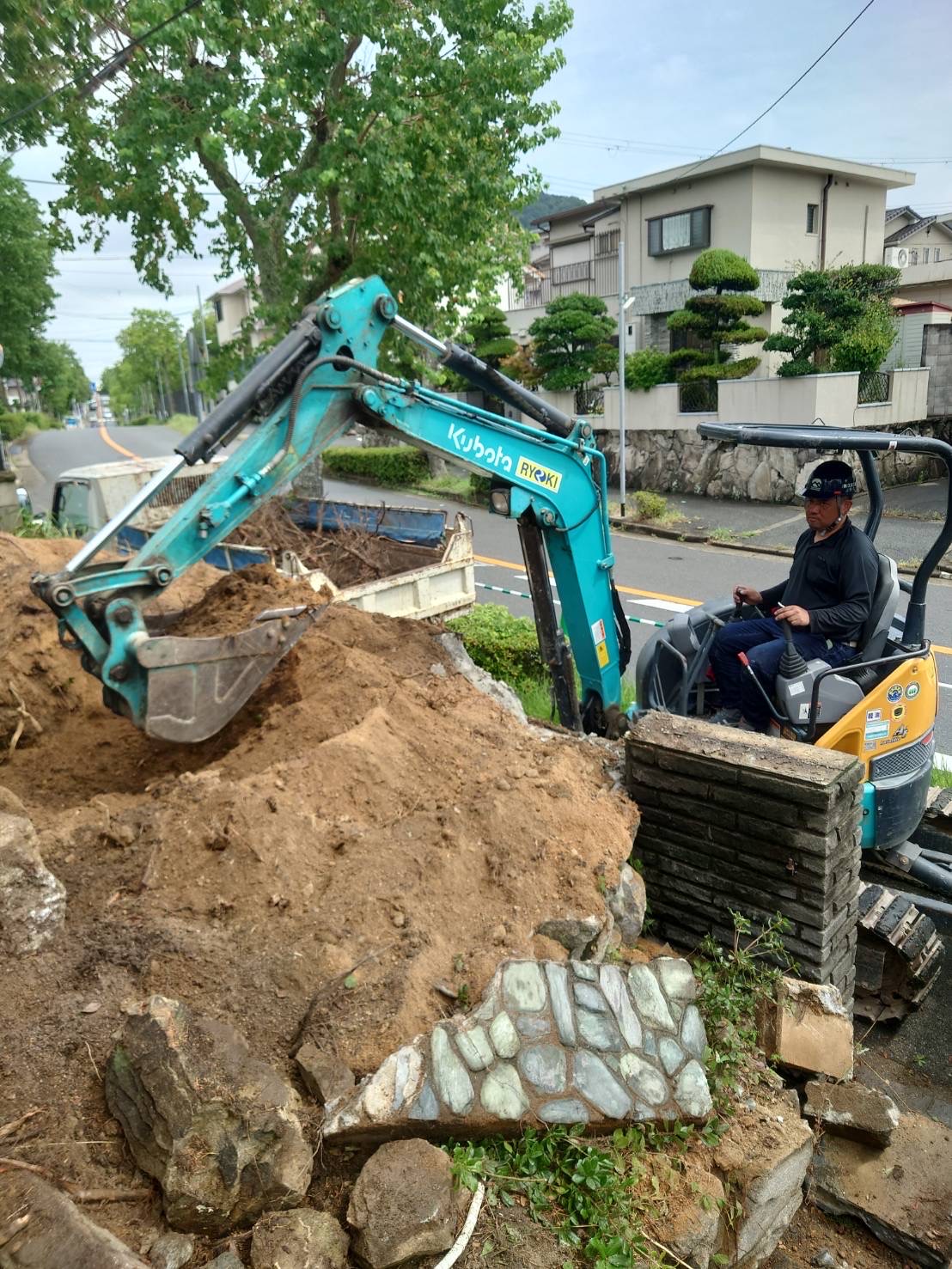 神戸市須磨区N様邸の施工中写真