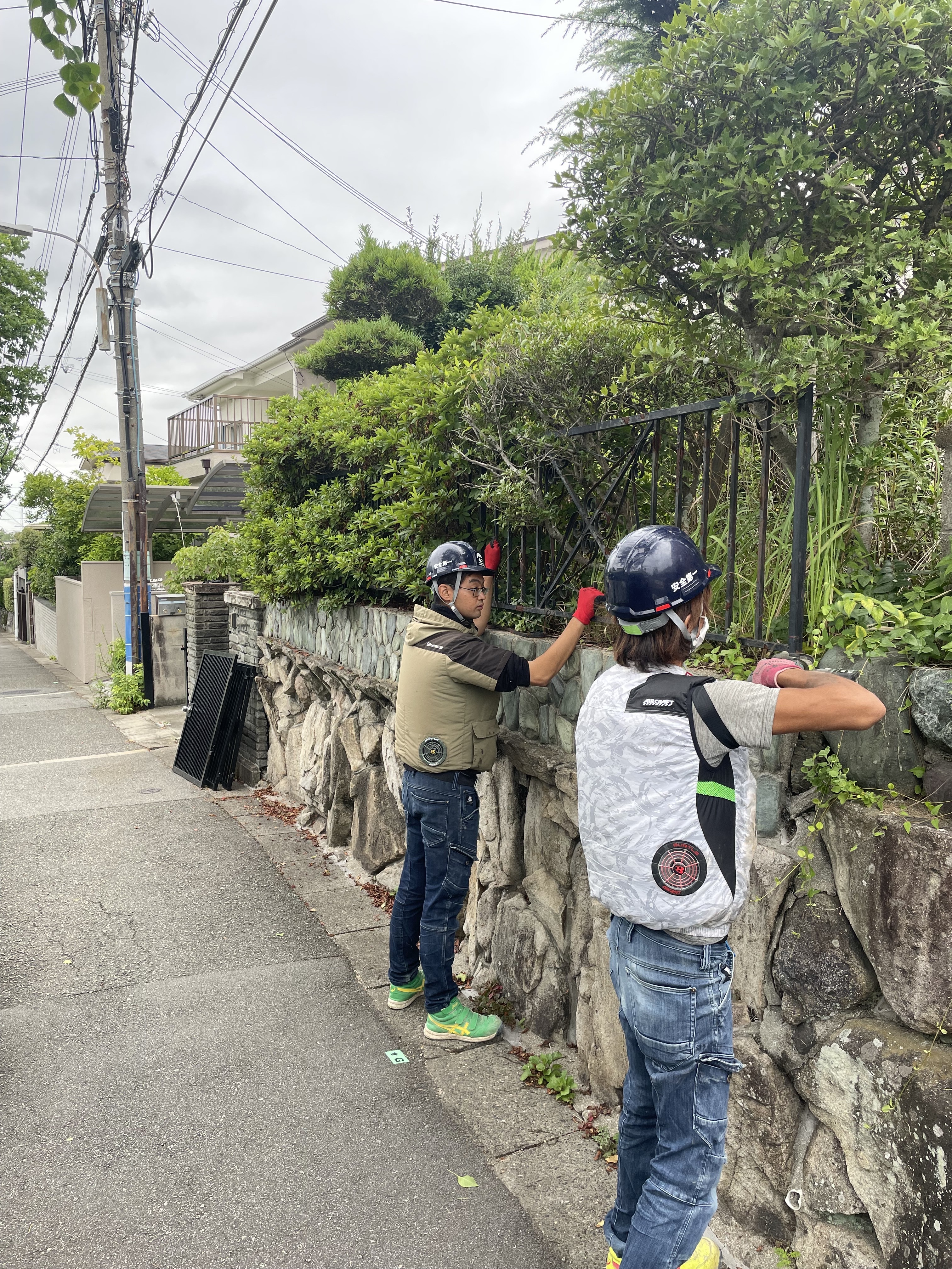 神戸市須磨区N様邸の施工中写真