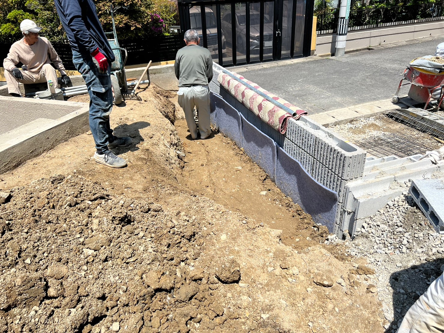 神戸市北区S様の施工中写真