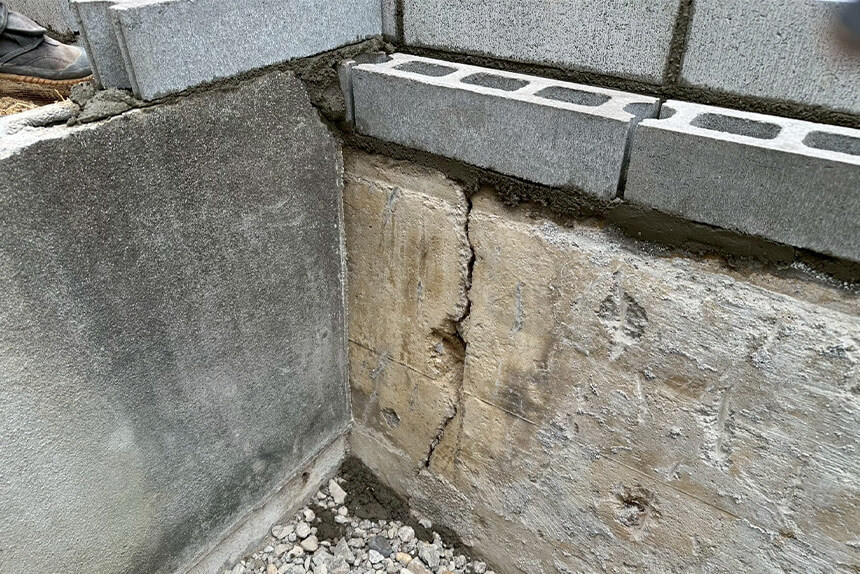 神戸市垂水区の施工中写真