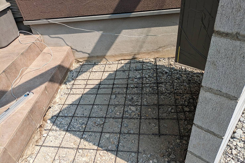 神戸市長田区の施工中写真