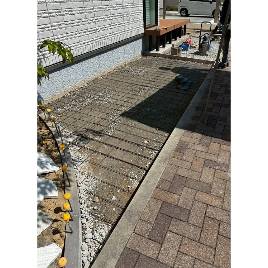神戸市垂水区の施工中写真
