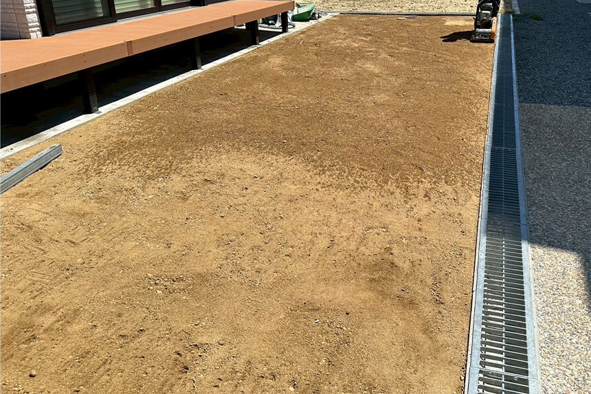 神戸市垂水区の施工中写真