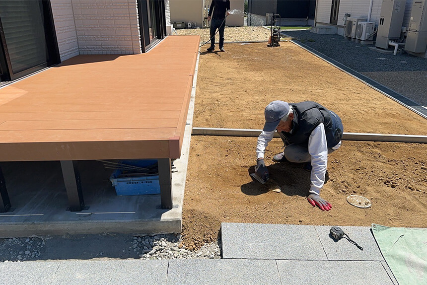 神戸市垂水区の施工中写真