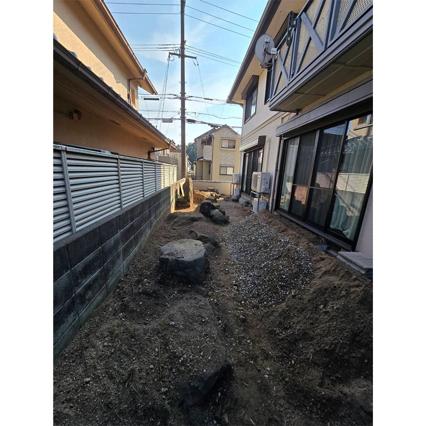 神戸市垂水区の施工中写真