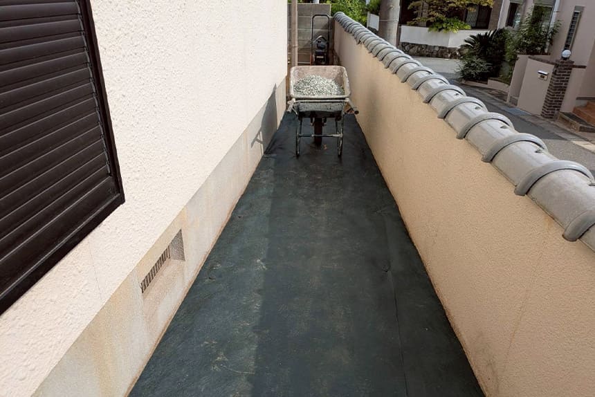 神戸市垂水区の施工中写真