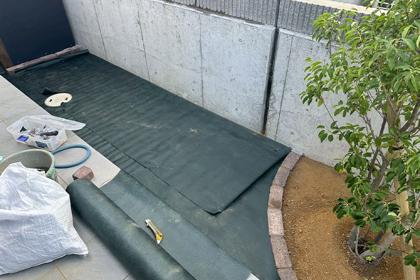 神戸市北区の施工中写真