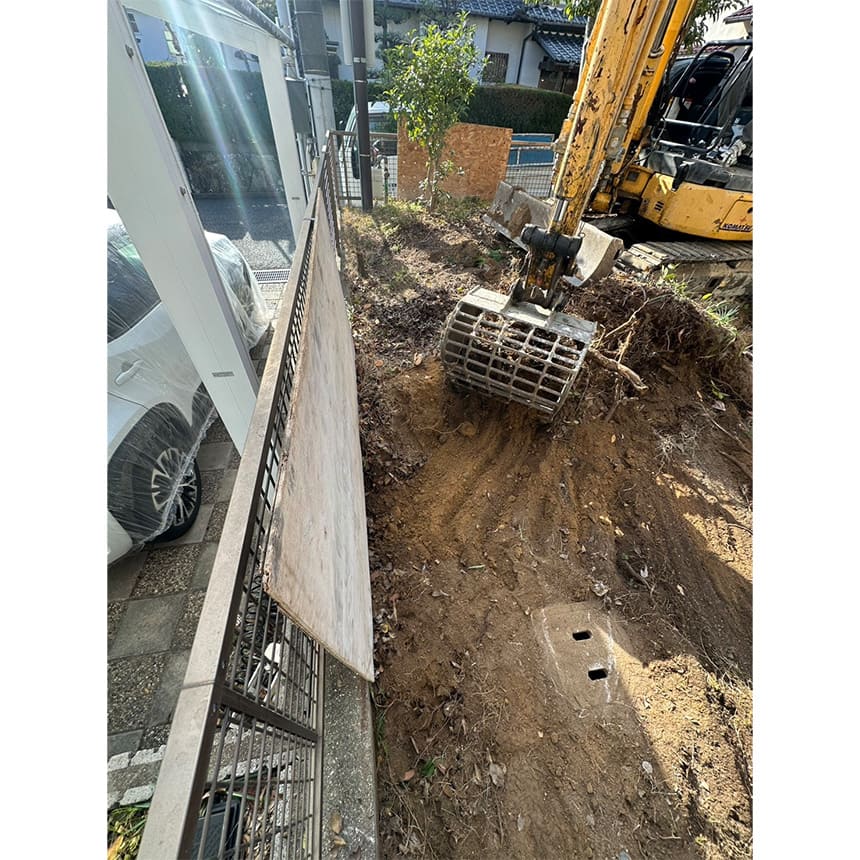 神戸市西区の施工中写真