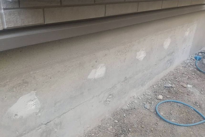 神戸市垂水区の施工中写真