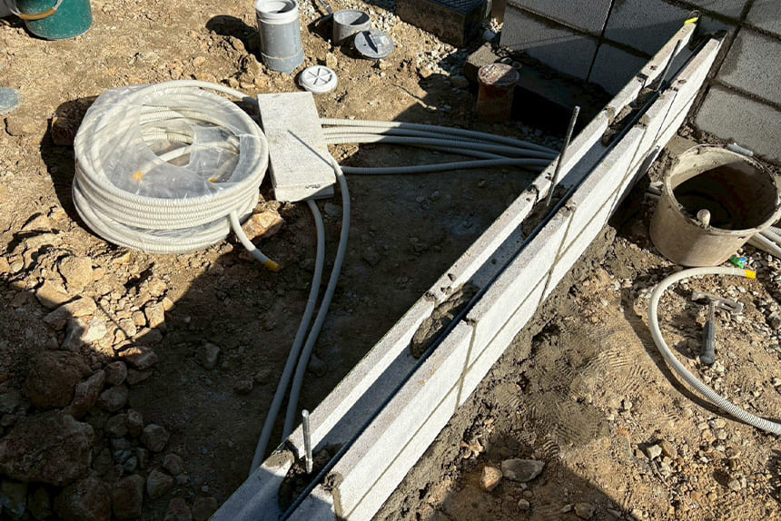 神戸市須磨区の施工中写真