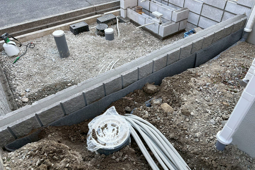 神戸市須磨区の施工中写真