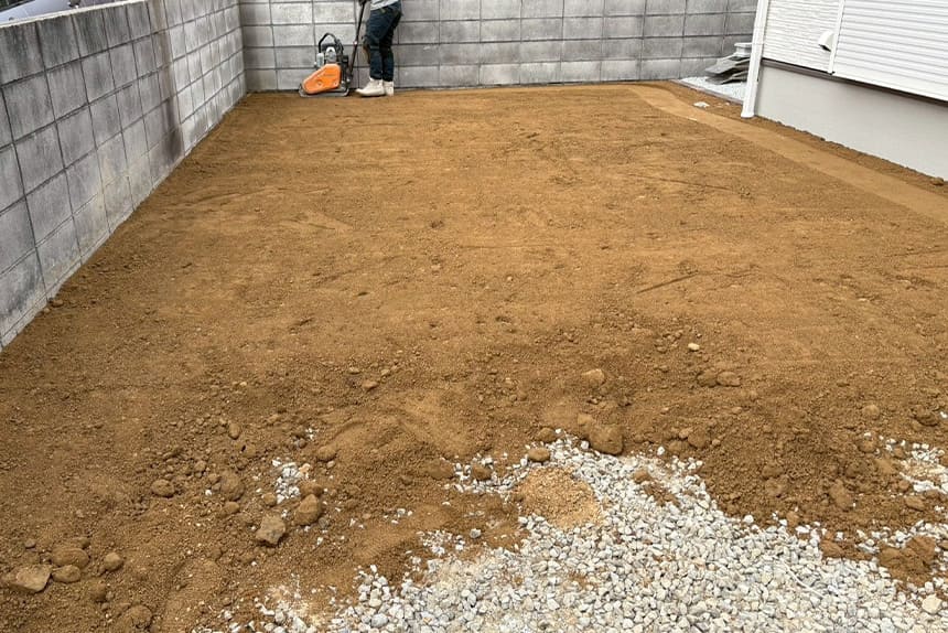 神戸市須磨区の施工中写真