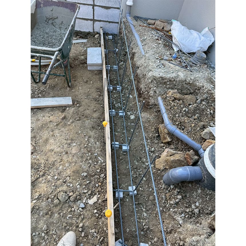 神戸市須磨区の施工中写真