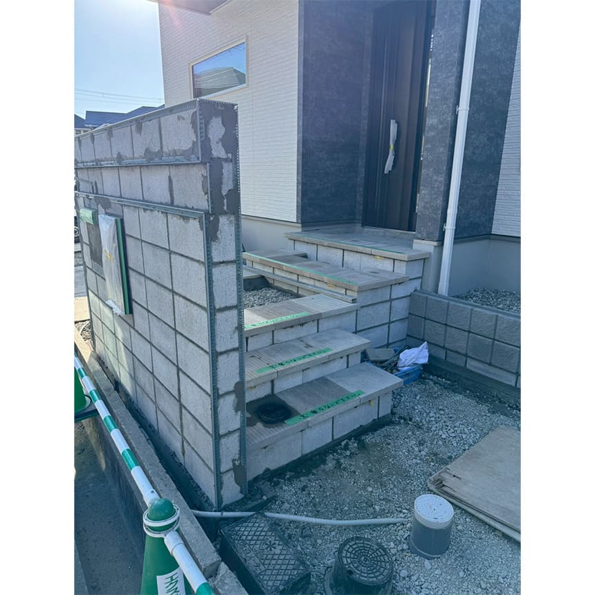 神戸市須磨区の施工中写真