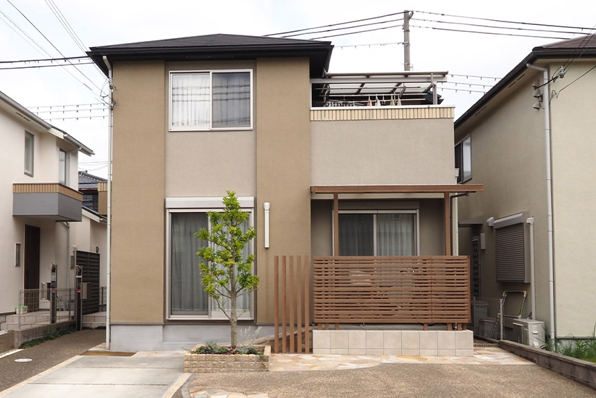 雑草対策を取り入れた新築外構の施工例（神戸・明石）