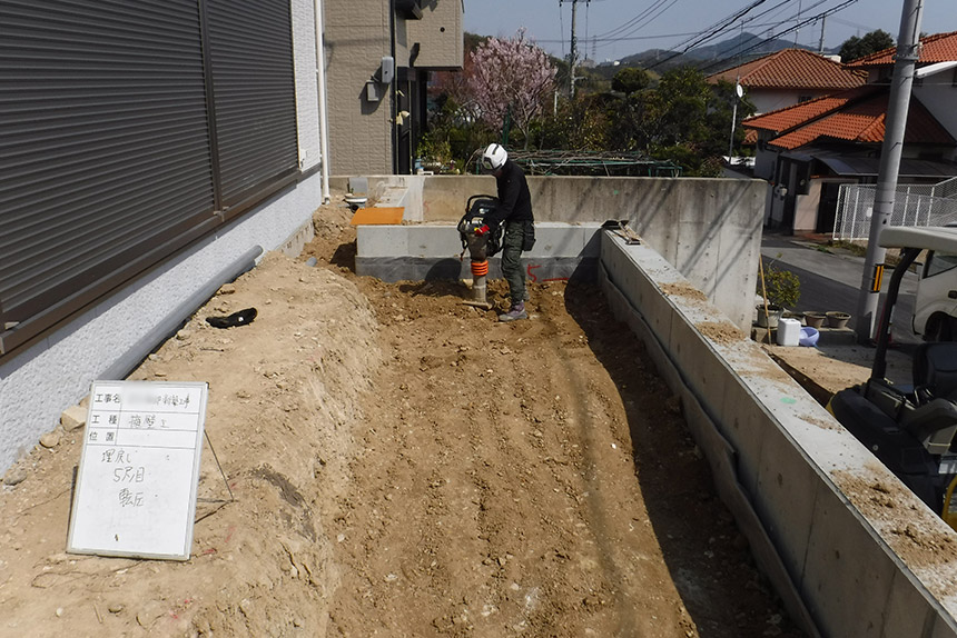 神戸市垂水区　M様邸の施工中写真25
