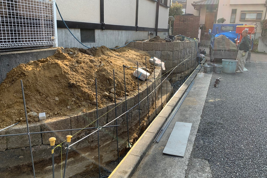 神戸市西区F様邸の施工中写真4