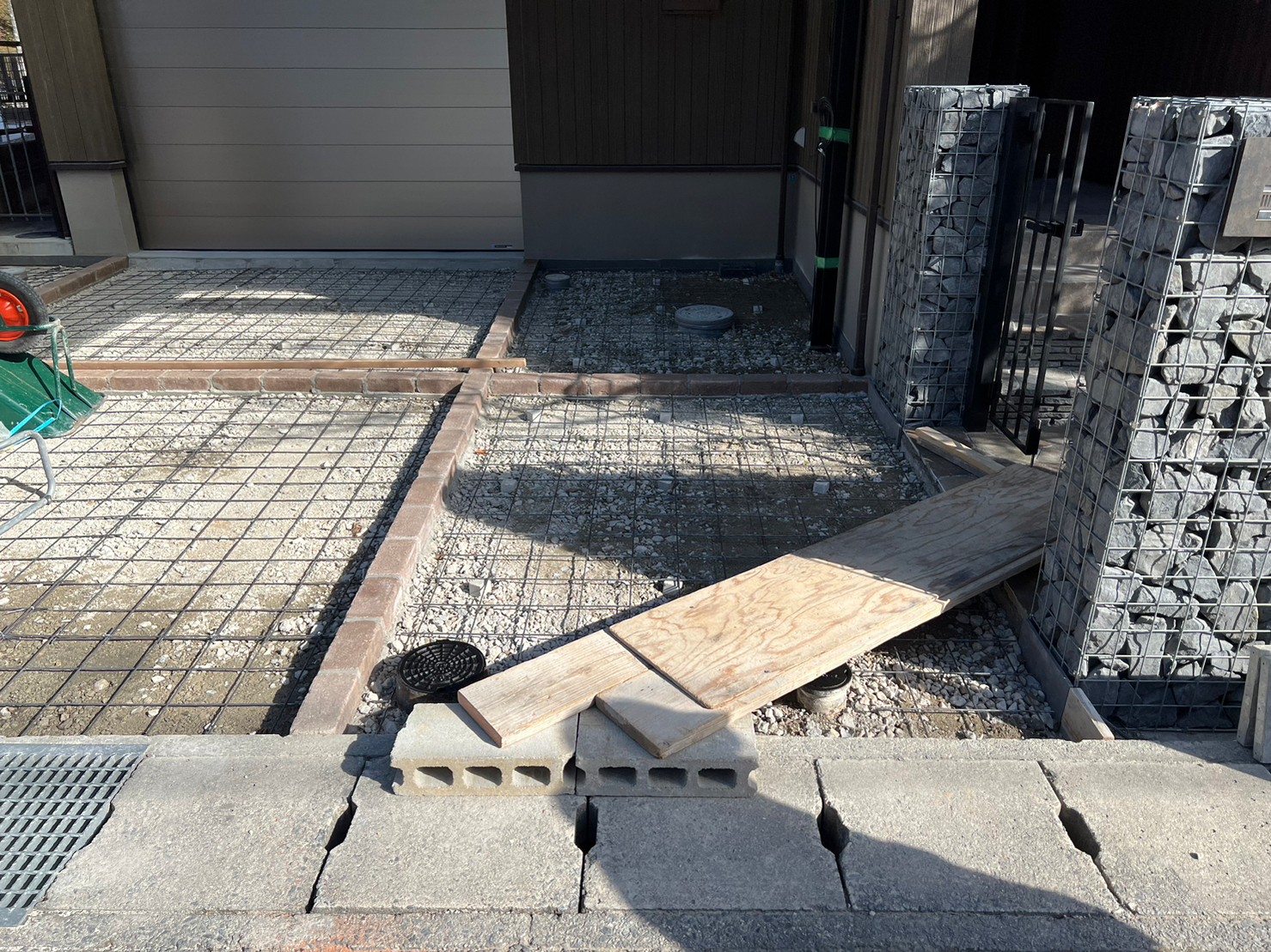 神戸市西区　M様邸の施工中写真