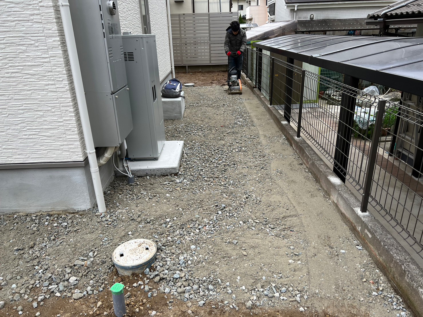 神戸市北区N様の施工中写真
