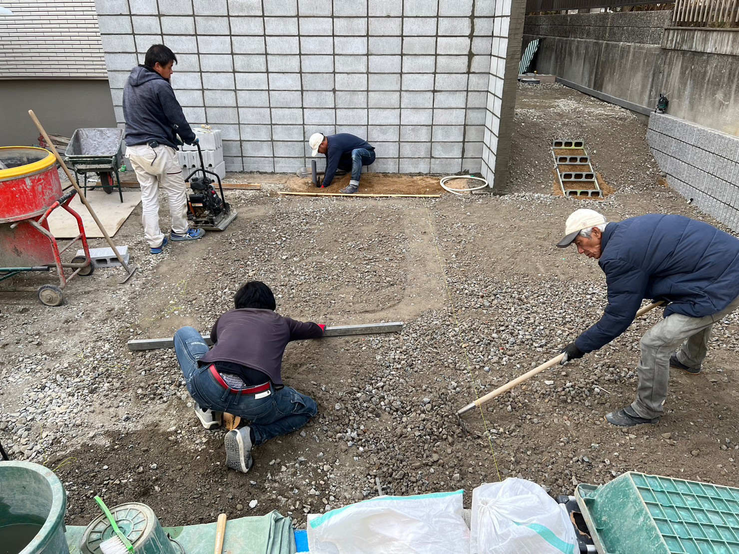 神戸市須磨区s様邸の施工中写真