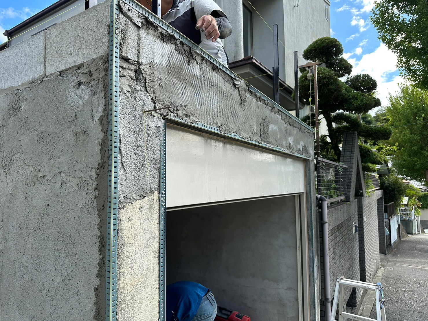 神戸市須磨区K様邸の施工中写真